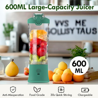 Nieuw ontwerp 150W Elektrische USB Draagbare Blender 600ml Mini Fruitpers 4000mAh Oplaadbaar Lekvrij IJsvergruizer Shakes