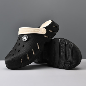 Guru Men's <b>Clogs</b> Breathable Thick Soled EVA Outsole Casual Summer Sandals Comfortable Fashion Slippers - Product Image 2