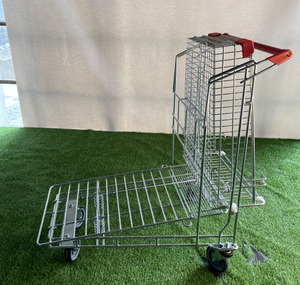 तह भारी शुल्क रसद गोदाम डेक ट्राली कार्गो गोदाम ट्रक धातु ले जाने ट्राली - Product Image 3