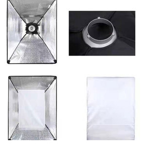 Mini paraguas cuadrado de aluminio plegable profesional tipo <span class=keywords><strong>SB900</strong></span> con soporte de luz para disparo suave de estudio - Product Image 6