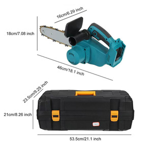Tronçonneuse sans fil 10 pouces, scie à chaîne électrique automatique, tronçonneuse pour gaucher - Product Image 2
