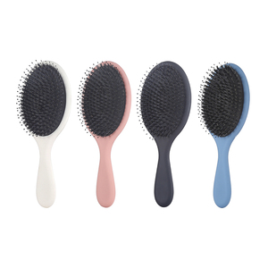 Spazzola per capelli in setole naturali di cinghiale con cuscino d'aria / <span class=keywords><strong>Pettine</strong></span> per tutti i tipi di capelli, stirante, antistatico, per massaggio del cuoio capelluto, comoda per l'uso domestico - Product Image 5