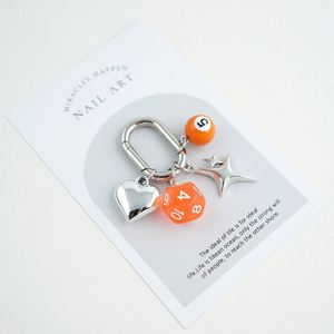 Wholesale <b>Dice</b> Keychain -Y2K Lucky Bag Hanger, Necklace Pendant, Billiard Gift for <b>Men</b> and Women - Product Image 6