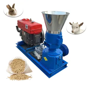 animal fish poultry chicken feed farm feed making machines chaff cutter small pellet mill processing for manufacturing plant