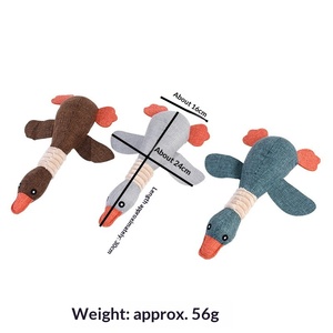 UniLink OEM & ODM Nieuwe Linnen Hondenspeelgoed Ruitpatroon Wilde Gans Geluidsbestendig Tandenreiniging Hond Kat Benodigdheden Groothandel - Product Image 3