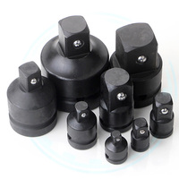 Adaptateur de douille hexagonale en matériau CR-MO plaqué noir tête de Conversion de clé électrique adaptateur de réducteur de douille d'impact d'air