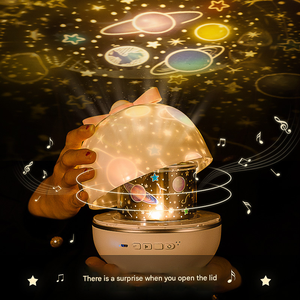 Starry Sky <b>Projector</b> <b>Night</b> <b>Light</b> with 6/12/21 Films LED Music Lamp for Kids Bedroom Decor - Product Image 3