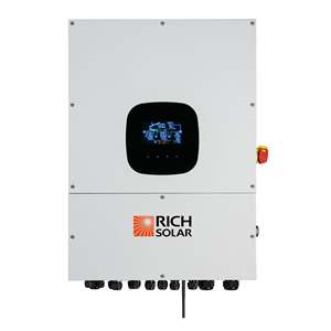 Système d'énergie solaire hors réseau RICH SOLAR ALPHA 1 pour usage domestique, silicium monocristallin, MPPT, batterie lithium-ion, onduleur à onde sinusoïdale pure, TUV ALP - Product Image 2