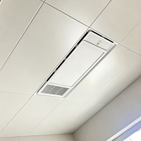 Panneau acoustique suspendu perforé en aluminium ignifuge avec revêtement en poudre, 600x600 mm, pour bureaux et bâtiments commerciaux