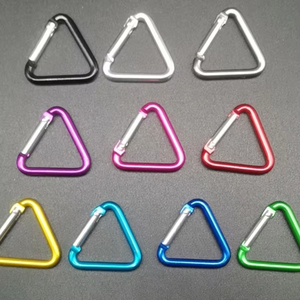 Hebilla Triangular de Aleación para Escalada, Accesorios de Colgado Rápido, Hebilla Triangular de Doble Color - Product Image 1