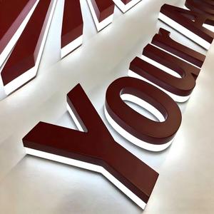 Letrero LED Acrílico 3D Personalizado con Logotipo para Publicidad Exterior, Fácil Instalación y Efecto de Luz Constante - Product Image 3