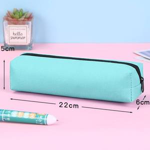 Estuche de Lápices de Tela con Logotipo Personalizado, Bolsa de Papelería Escolar, Estuche de Lápices con Cierre de Tela Oxford, Estuche de Lápices de Colores, Estuche de Lápices Personalizado - Product Image 1