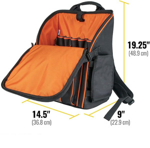 BSCI Factory Custom Professional Large Capacity Durable <b>Heavy</b> <b>Duty</b> Engineer Electrician Tool Organizer <b>Backpack</b> Bags - Product Image 2