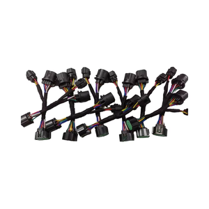 Rejilla de coche modificada, pequeño faro de luz amarilla, luz antiniebla, arnés de cableado impermeable - Product Image 1