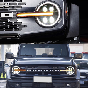 Conjunto de Faros Delanteros LED de 12V para <span class=keywords><strong>Ford</strong></span> <span class=keywords><strong>Bronco</strong></span>, Lentes LED Modificadas, Luces de Circulación Diurna, Señales de Giro, Lámparas Delanteras - Product Image 6