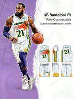 Ensemble d'uniformes de basketball personnalisés, maillot et short respirants à séchage rapide pour hommes, vêtements de sport pour l'entraînement et les matchs, OEM