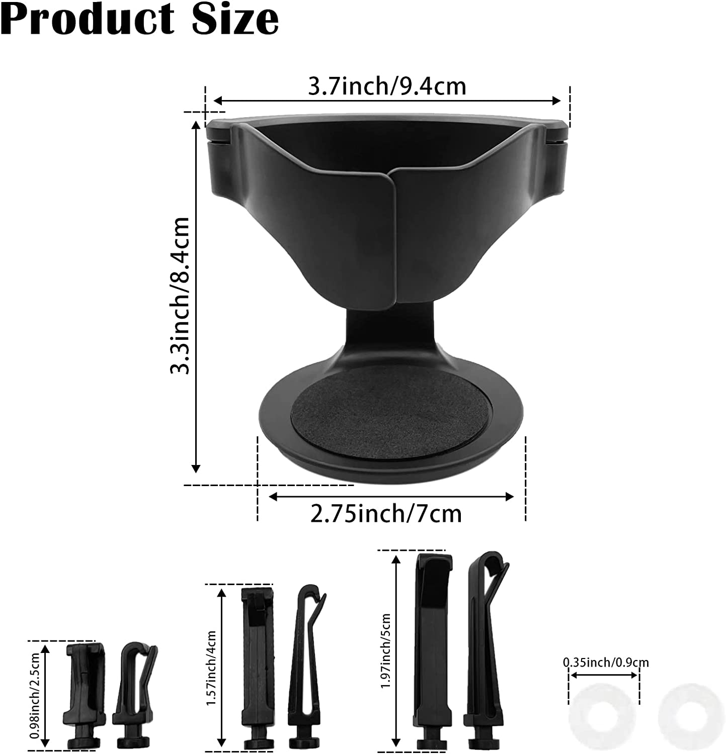 Car Cup Holder - Auto Air Vent Drink Holder - Yizhan Model 161