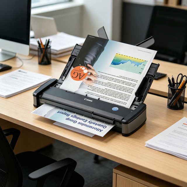 C_anon ImageFORMULA P-215II Portable Document Scanner A4 Duplex USB Powered Mobile Office Hotel ID Card Scan in Stock