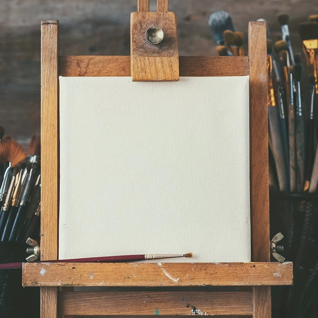 Keep Smiling Professional Multiple Sizes Cotton Canvas for Painting White Blank Artist Canvas for Oil Acrylic Art Supplies