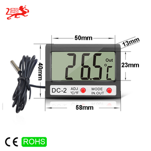 Nhiệt Kế Đo Độ Ẩm Trang Trí Phòng Trong Nhà Ô Tô Màn Hình <span class=keywords><strong>LCD</strong></span> - Product Image 6