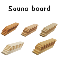 Aksesori pemanas ruangan Sauna Satu Set jam bak kayu Solid sendok Timer termometer Aspen cemara hiasan rumah tangga komersial