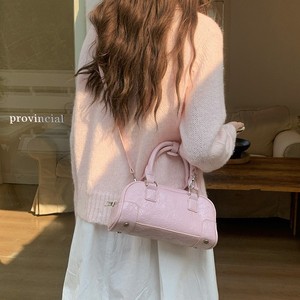 Sac à bandoulière coréen tendance pour femme, collection Printemps 2025, carré horizontal, fermeture éclair, pour tenues quotidiennes, style Lolita, motif fleurs de cerisier jaunes - Product Image 4