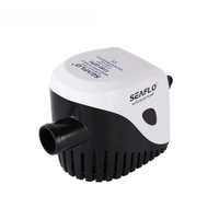 Pompa Bilge Otomatis Penuh Odavidai 12V 24V DC 1100GPH Submersible Reed Switch untuk Kapal Laut, Yacht, RV, Caravan, Pompa Air Drainase