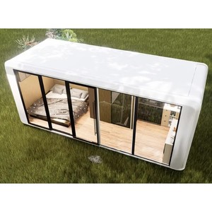 Cabane Apple préfabriquée moderne, maison modulaire de luxe en conteneur pour les centres de glamping en plein air, les lodges écologiques, les campings de luxe - Product Image 1