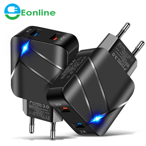 <span class=keywords><strong>Chargeur</strong></span> USB rapide 28W Quick Charge 3.0 universel pour téléphones portables et tablettes – Compatible iPhone 17, <span class=keywords><strong>Samsung</strong></span>, Huawei - Product Image 1