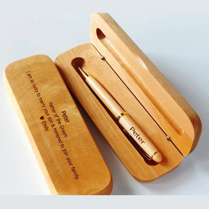 <span class=keywords><strong>Nome</strong></span> personalizzato penne in legno Set Souvenir regali anniversario auguri BM Groomsman <span class=keywords><strong>penna</strong></span> in legno <span class=keywords><strong>con</strong></span> LOGO proverbi - Product Image 3
