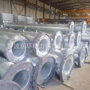 Customized Hot-Dip Galvanized Steel <b>Pipe</b> Poles for Substation Cable Supports & Power Components Cable Trays Mounts & <b>Stands</b> - Product Image 2