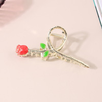 BELLEWORLD – pinces à cheveux tournesol fraise, nouveau design, pince à cheveux pinzas para el cabello, oreille de blé, pinces à cheveux en métal pour femmes