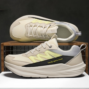 Men's Wide Toe Box Walking Shoes Low Top Lace-up Breathable Mesh Lightweight Non-slip Casual Sports <strong>Sneakers</strong> Custom Logo - Product Image 4