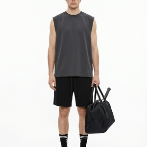 Débardeur de sport personnalisé grande taille pour homme – T-shirt sans manches oversize doux et décontracté pour l'été - Product Image 3