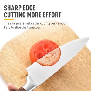Ensemble de couteaux de cuisine professionnels Yang Jiang en acier inoxydable de 8 pouces, design moderne avec manche en résine et logo personnalisé - Product Image 6