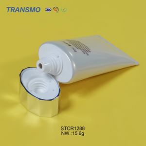 Empty Squeeze Sunscreen <b>Cream</b> Tube Packaging Private Label Squeeze Tubes <b>Hand</b> <b>Creams</b> White Plastic Caps for Tubes - Product Image 4