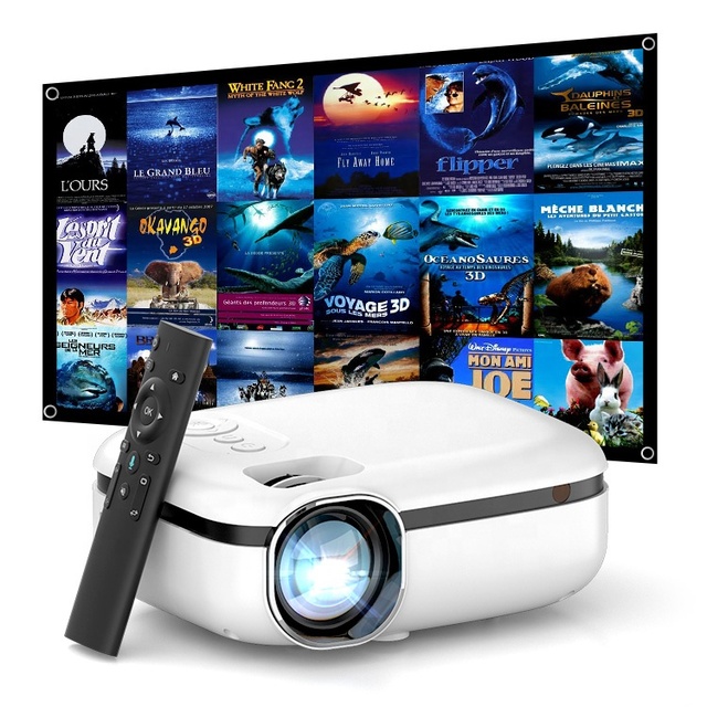 Portable Mini Android Proyector Short Throw Support 1080P Projector Led Home Theatre
