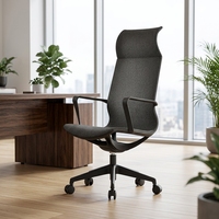 Chaise de bureau ergonomique en maille de haute qualité avec mécanisme de réglage de la hauteur et de l'inclinaison