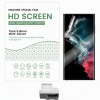 Máquina de Corte de Película Protectora de Pantalla de Hidrogel Mate Transparente Personalizada, Anti Luz Azul y Privacidad, para Samsung S24 S25 Ultra