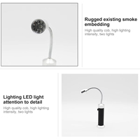Lampe de poche à 9 leds Lampe de barbecue à base magnétique super lumineuse pour l'extérieur Lampes de barbecue à 360 degrés Lampe d'éclairage torche à tube souple