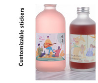 Bouteille en verre, présentoir rond pour boisson, jus de boisson, référence Standard 250ml 350ml 500ml 750ml 1000ml