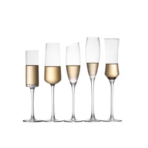 Hoge Kwaliteit Antieke Drinkglazen Crackle Champagne Fluit Glas