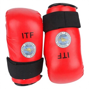 ถุงมือเทควันโด ITF คุณภาพสูง ผลิตจากวัสดุ PU ระบายอากาศได้ดี สำหรับฝึกซ้อมศิลปะการต่อสู้ แบบ unisex - Product Image 1