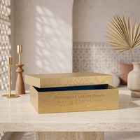 Caja de Baklava Personalizada a Prueba de Grasa para el Día Nacional de Arabia Saudita, Estilo Dubái, Caja de Regalo para Ramadán con Tamaño Personalizado