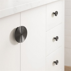 Modern French Cabinet Door <b>Handle</b> Zinc Alloy Pair for Wardrobe Dresser <b>Drawer</b> Furniture Accessories - Product Image 4