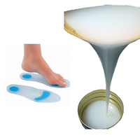 Caoutchouc de silicone liquide de qualité médicale à base de platine pour semelles intérieures en silicone / coussinets de talon / produits de soins des pieds