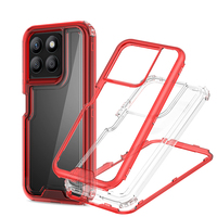 Funda para Teléfono 360 para Honor X6A X7A X8A X9A 5G/Magic 5 Lite, Funda Transparente Rígida de Acrílico a Prueba de Golpes