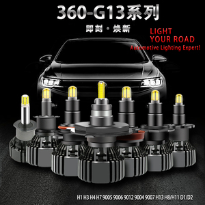 HAIZG de alta potencia 70W 20000lm sistema de iluminación de 360 grados de 8-lado faros led H1 H4 H7 h11 led accesorios de luces para coche - Product Image 4