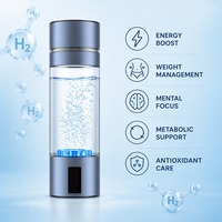 Bouteille Générateur d'Eau Hydrogénée 230ml 4000-5000ppb SPE PEM Disponible en Plusieurs Couleurs Conception Portable pour Voyages en Extérieur