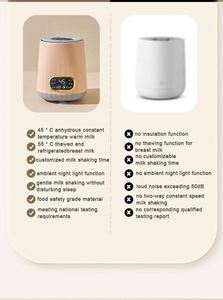 เครื่องผสมอาหารแบบพกพา ใช้ไฟฟ้า หมุนได้อัตโนมัติ สำหรับชงนมผงเด็ก  แบบ OEM - Product Image 4